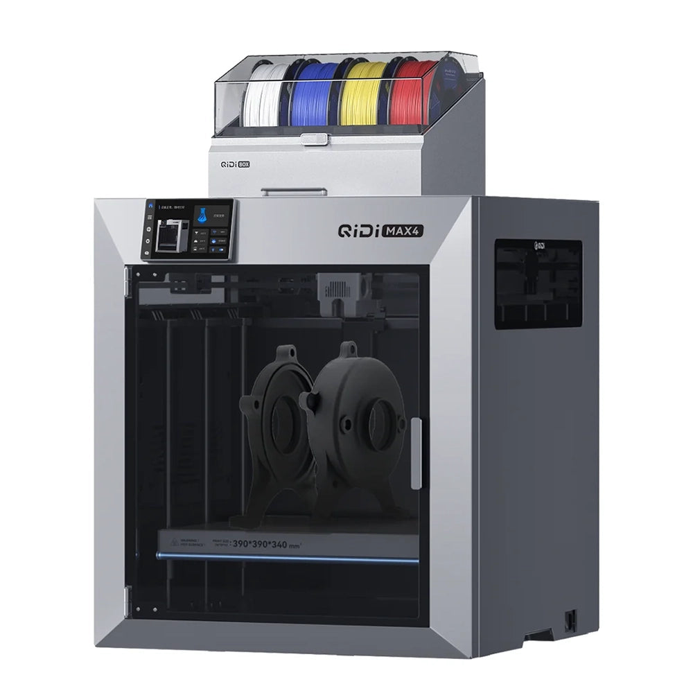 QIDI Max4 Large‑Format Enclosed 3D Printer 390×390×340mm 800mm/s High‑Speed 370°C Nozzle For Engineering Filaments